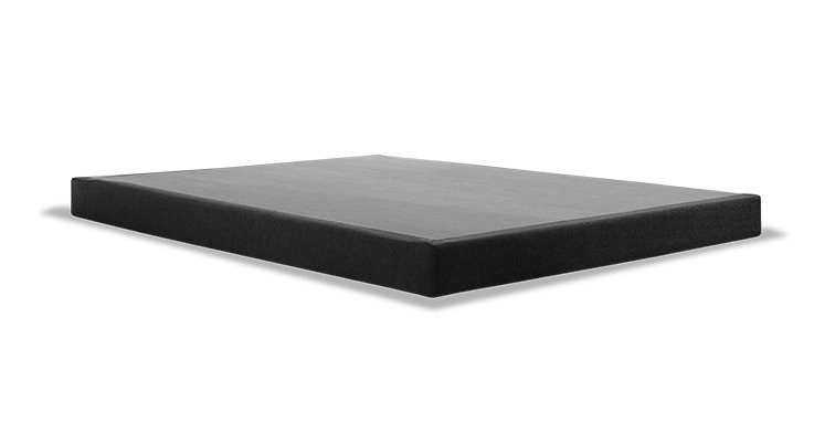 A low profile, 5-inch, Tempur-Pedic Charcoal Flat Foundation
