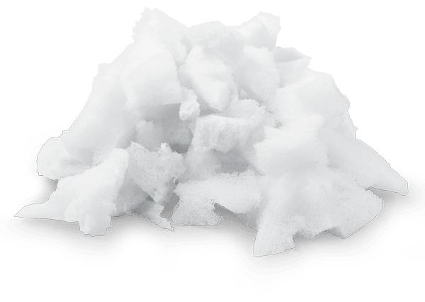 image of the supportive material inside the Essential Adjustable pillow