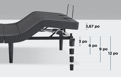 Pattes de lit empilables